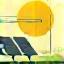 Icon illustrating renewable integration